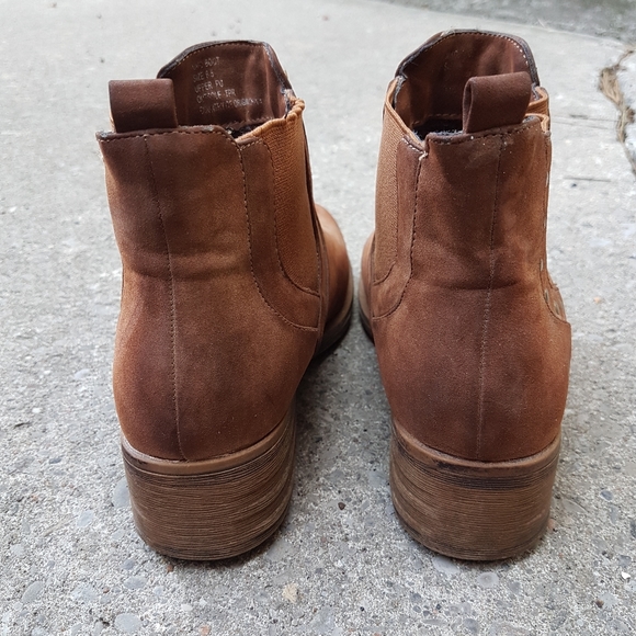 Brown Suede Ankle Boots size 6.5 - Picture 6 of 7
